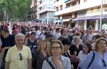 Manifestación en contra del turismo masivo en Mallorca, mayo 2024