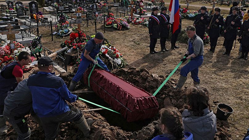 Orosz katonai temetés
