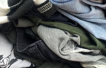 Mountains of discarded clothing have ended up in giant landfill sites. 
