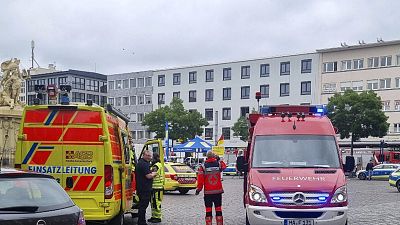 Apuñalamiento en una plaza de Mannheim, Alemania