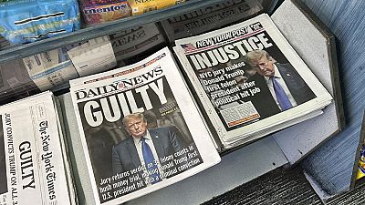Газеты пишут о судимости Дональда Трампа.