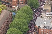 Manifestación de extrema derecha en Londres