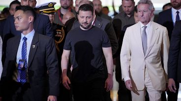 Le président ukrainien Volodymyr Zelensky à Singapour, le 1er juin 2024.