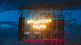 The Primavera sign calls out to music lovers
