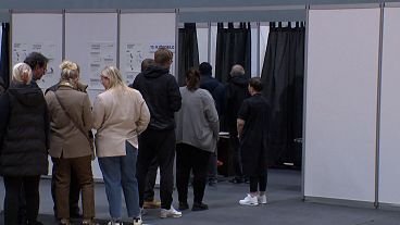 Elettori alle urne per le elezioni presidenziali in Islanda