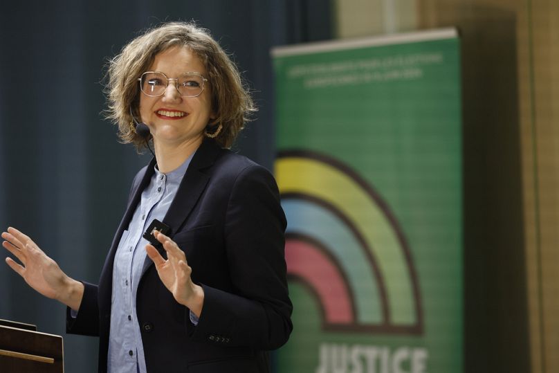 Marie Toussaint, candidate des Verts aux élections européennes en avril 2024
