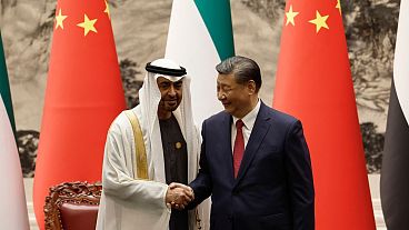 دیدار و گفتگوی رهبران چین و امارات عربی متحده