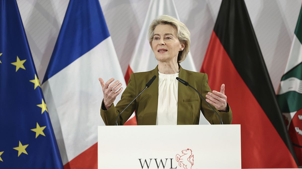 Ursula von der Leyen doubles down on plan to create shield against foreign interference thumbnail