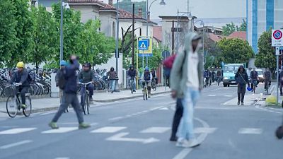 Inmigrantes de Monfalcone, Italia.