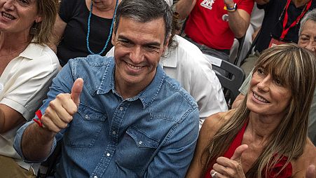 Pedro Sánchez y Begoña Gómez