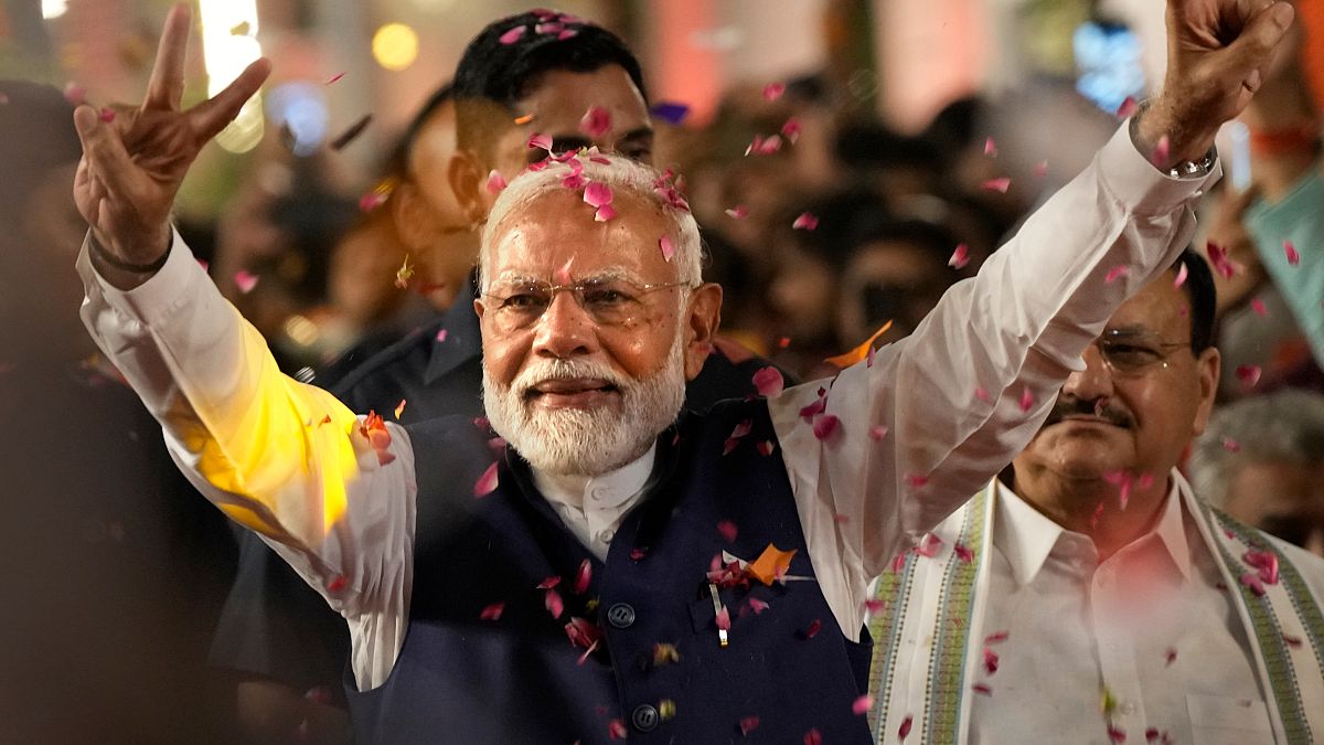 India's Narendra Modi secures third term, despite drop in support thumbnail