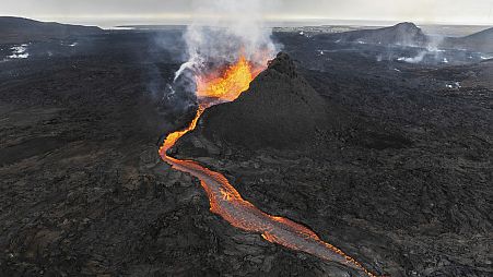 Nueva erupción en Islandia.