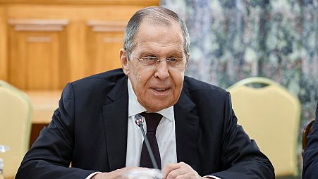 Russian Foreign Minister Sergey Lavrov chairs a meeting of MFA's Business Council on BRICS cooperation in Moscow, Russia, Friday, May 31, 2024. 