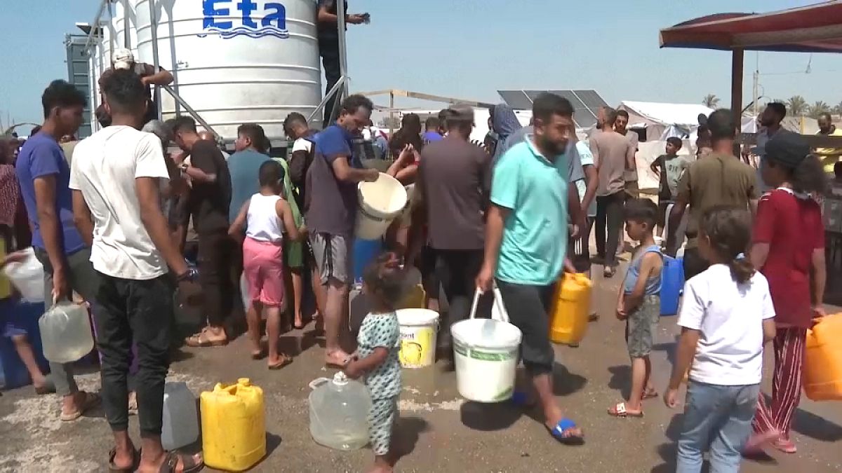 شح المياه في قطاع غزة