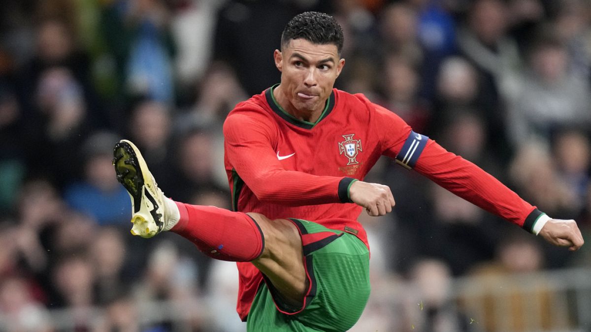 Ronaldo a Szlovénia elleni meccsen (2024.03.26.)