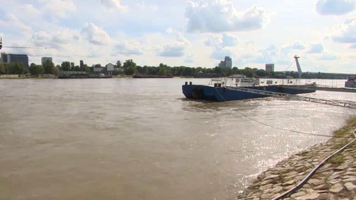 une vue du Danube à Bratislava le 5 juin 2024