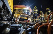 Accidente mortal al chocar frontalmente dos trenes en República Checa