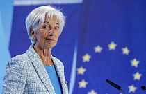 President of European Central Bank Christine Lagarde (file photo)