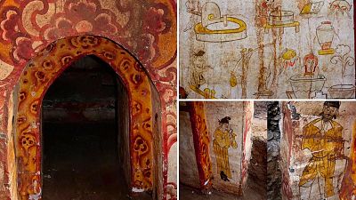 Well-preserved murals found in Tang Dynasty tomb in N China