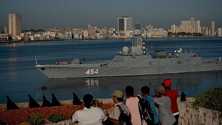 La fragata rusa Almirante Gorshkov que llegará a La Habana la semana que viene.