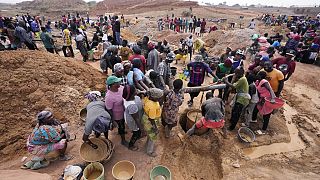 Dozens remain trapped after a gold mine collapses in northcentral Nigeria