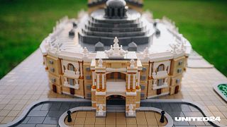 Odesa National Academic Opera and Ballet Theatre reconstructed in LEGO