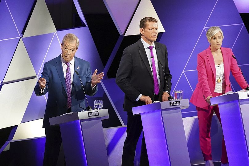 Nigel Farage opened the debate on immigration and was accused of bigotry, June 7, 2024