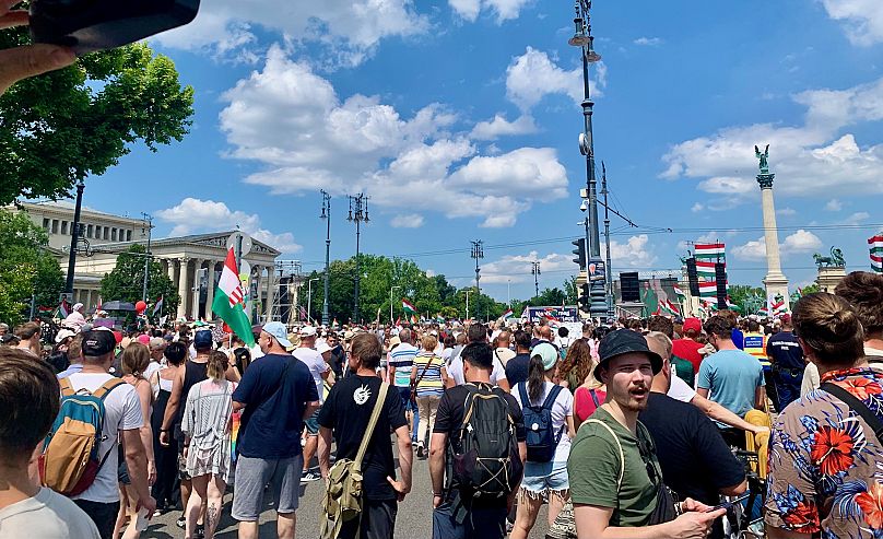 A Tisza Párt kampányzárója a Hősök terén - Budapest, 2024.06.08.