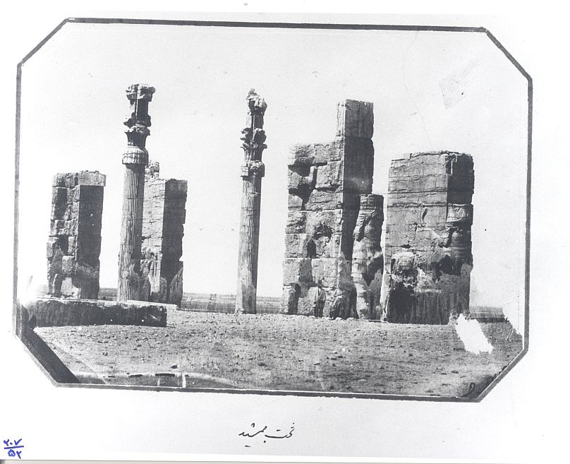تخت جمشید در زمان قاجارها