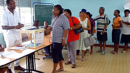 French overseas territories show a very low turnout rate in the European elections.