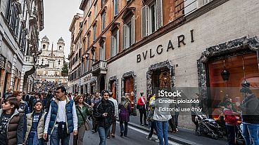 Il negozio di Bulgari a Roma