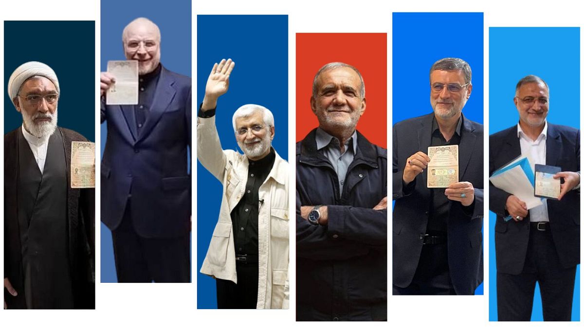 نامزدهای تایید صلاحیت شده برای انتخابات ریاست جمهوری ایران