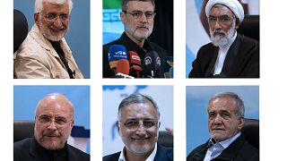 Six candidates approved to run for the June 28 presidential election in Iran