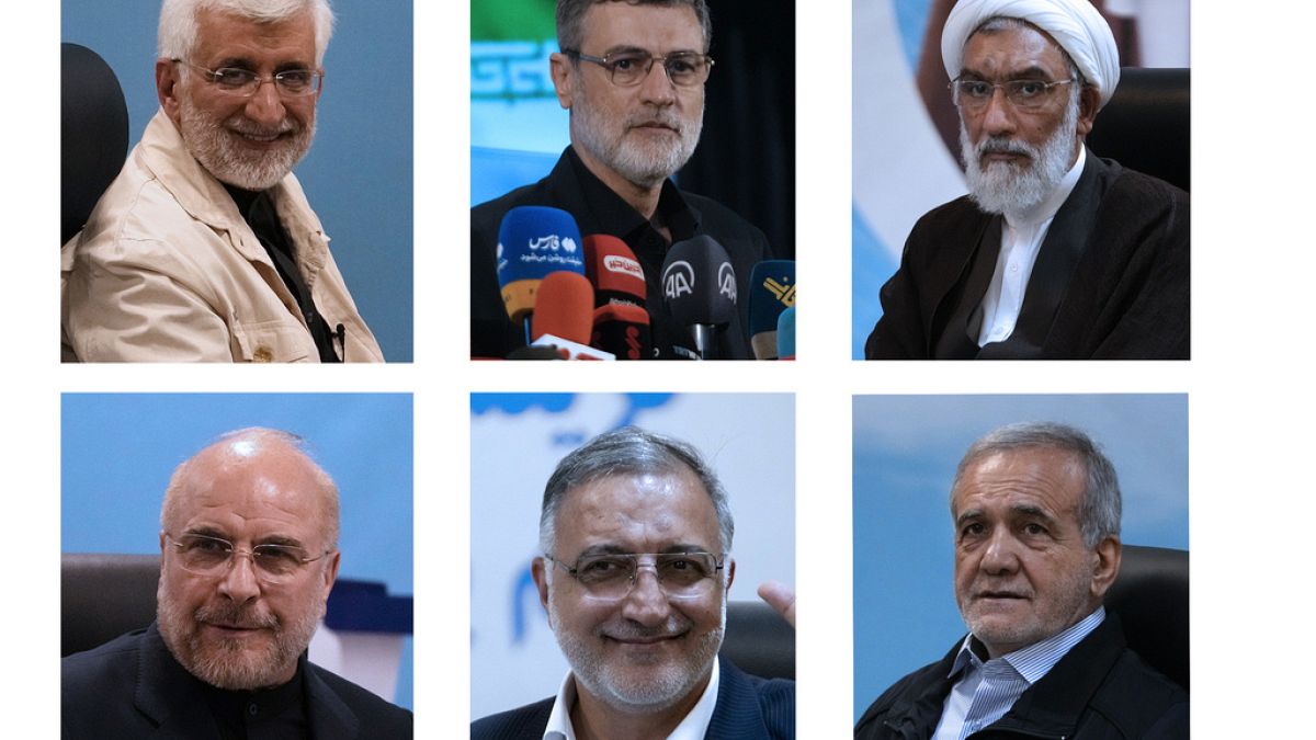 Los seis candidatos presidenciales de Irán