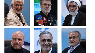 Los seis candidatos presidenciales de Irán