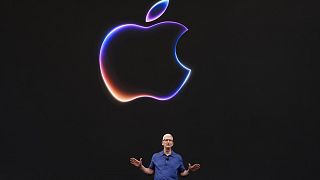 الرئيس التنفيذي لشركة Apple تيم كوك في حدث WWDD 2024.