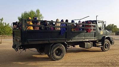 Des Nigérianes maltraitées après leur liberation de Boko Haram 