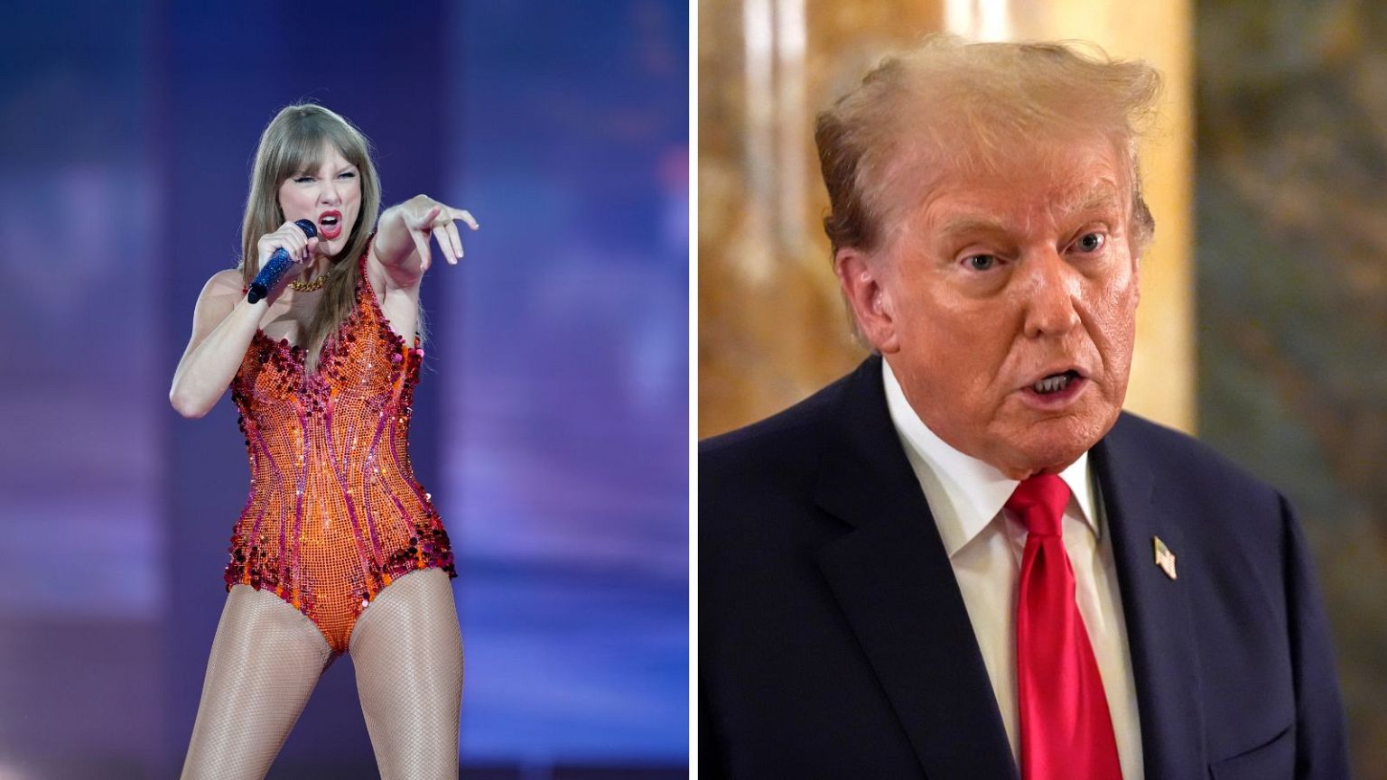 Donald Trump asks in new book: Is unusually beautiful Taylor Swift  legitimately liberal? | Euronews