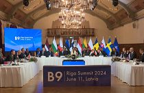 B9 countries meeting in Riga, Latvia, on June 11 2024