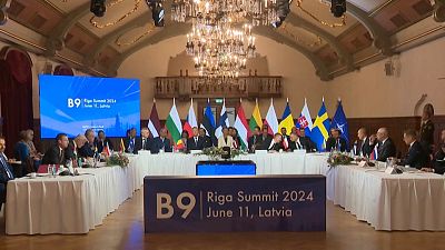 B9 countries meeting in Riga, Latvia, on June 11 2024