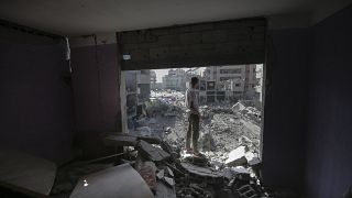 Displaced Gazans react to ceasefire plan adopted by UN Security Council