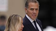 Hunter Biden, accompanied by his wife, Melissa Cohen Biden, arrives to federal court on hearing there is a verdict, Tuesday, June 11, 2024, l (AP Photo/Matt Rourke)