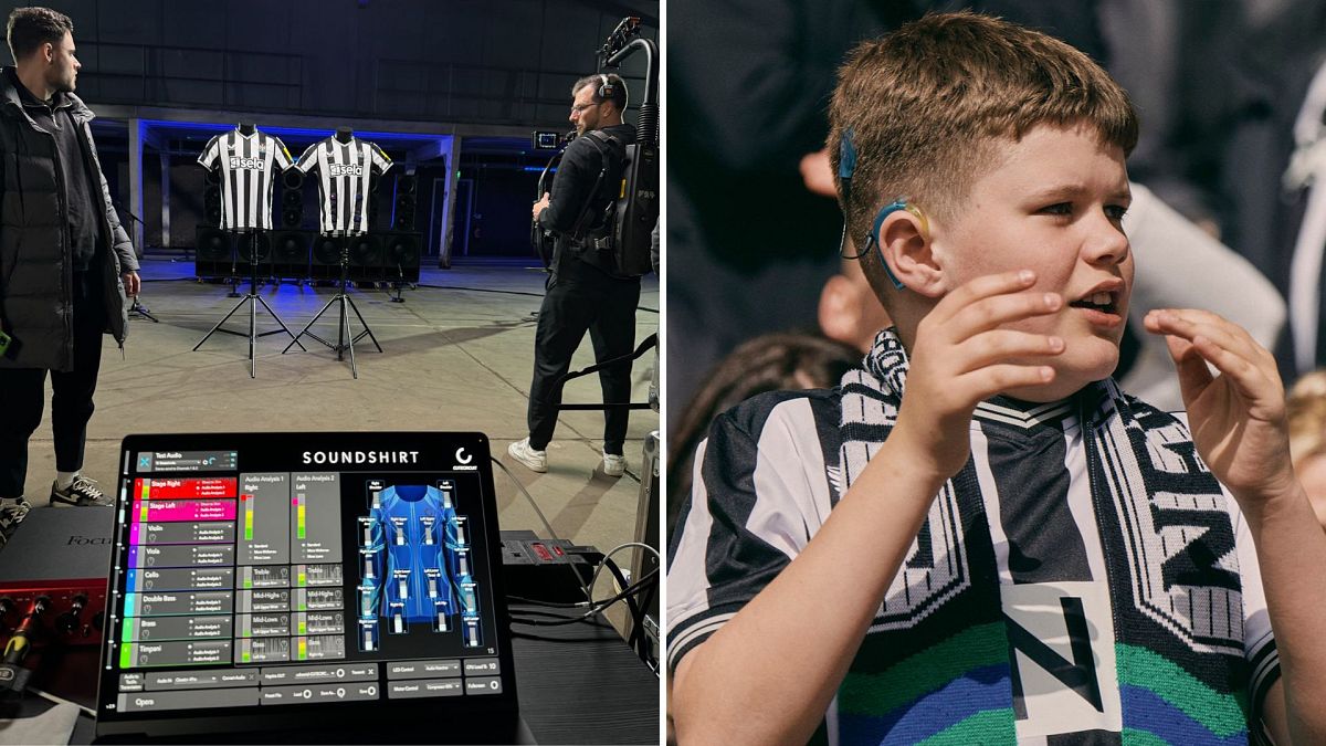 Как „звуковата фланелка“ на ФК Нюкасъл трансформира спортовете на живо за глухи фенове