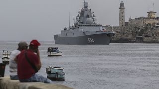 Russian warships arrive in Cuba ahead of military exercises in Caribbean