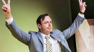 FILE - The leader of the NVA (New Flemish Alliance) Bart De Wever, May 2014