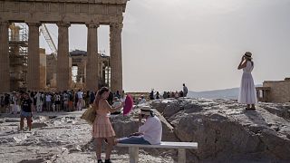 Le site de l'Acropole à Athènes, en Grèce.