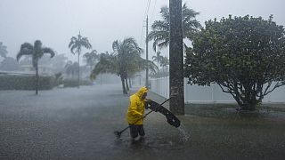 Tempesta tropicale a Miami, Florida