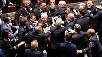 درگیری در پارلمان ایتالیا