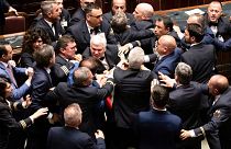 درگیری در پارلمان ایتالیا