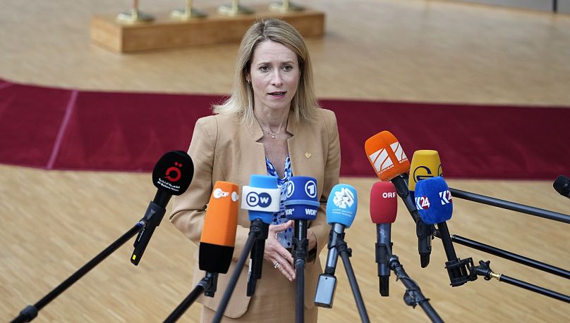 Kaja Kallas has pushed the EU to adopt harder sanctions against Russia.